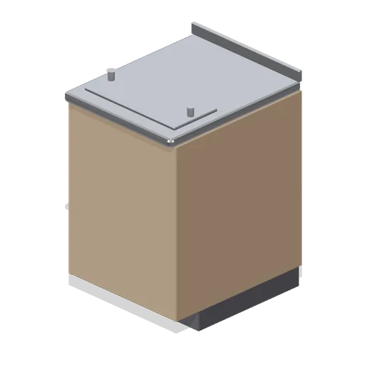 Front counter module 600, timber fascia (Fast Food Counter and Drive-Thru)