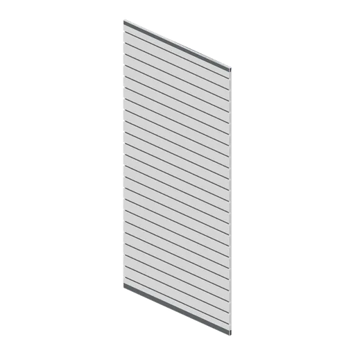 Slatwall panel 1.2 by 2.4 m (Retail Store Fixtures and Mall)