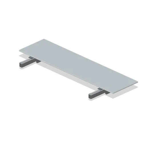 Glass shelf bracket set (Retail Store Fixtures and Mall)
