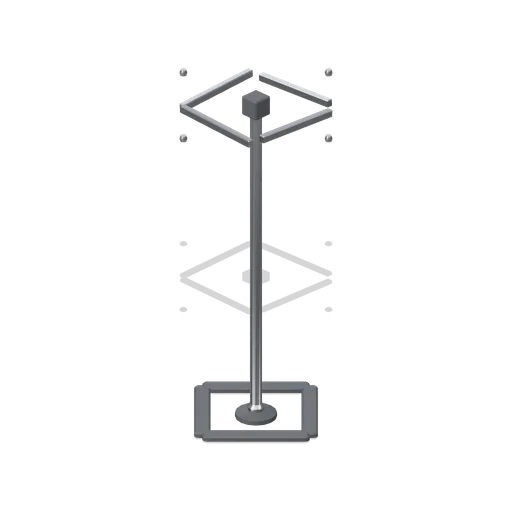 Four-way arm rail (Retail Store Fixtures and Mall)
