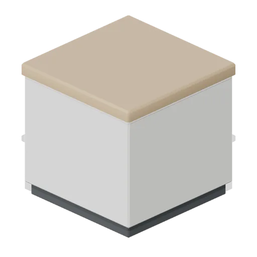 Cube display block (Retail Store Fixtures and Mall)