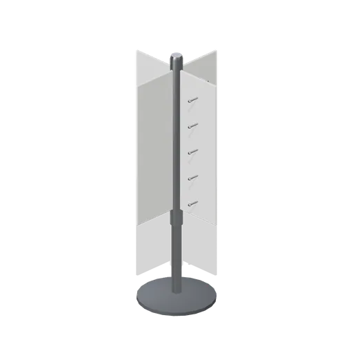 Accessory spinner rack (Retail Store Fixtures and Mall)