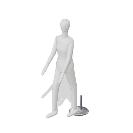 Female display mannequin, walking pose (Retail Store Fixtures and Mall)