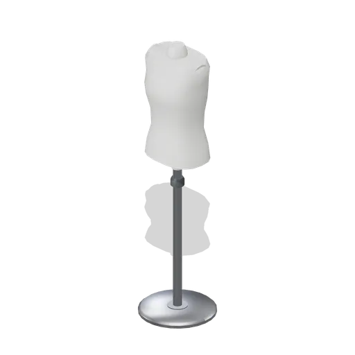 Torso display form on stand (Retail Store Fixtures and Mall)
