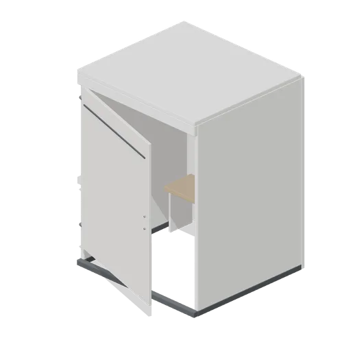 Accessible fitting room cubicle (Retail Store Fixtures and Mall)