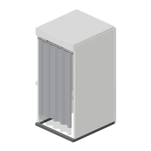 Curtain fitting room cubicle (Retail Store Fixtures and Mall)