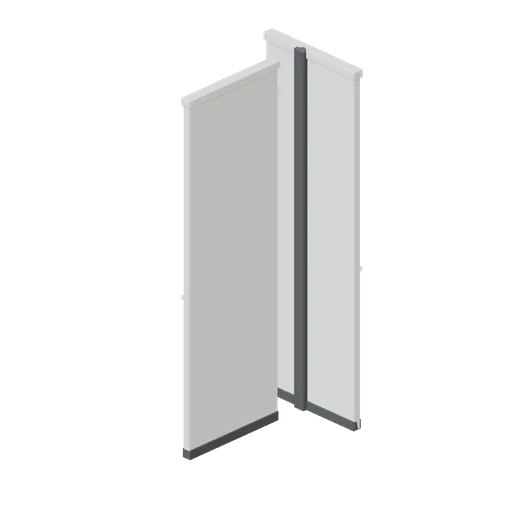 Fitting room corner module (Retail Store Fixtures and Mall)