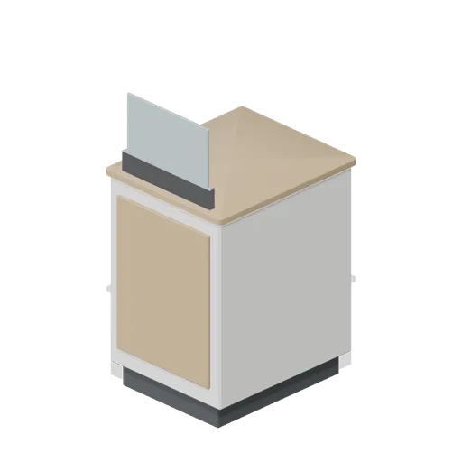 Cash desk module 600 mm (Retail Store Fixtures and Mall)