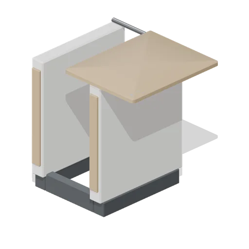 Cash desk gate flap (Retail Store Fixtures and Mall)