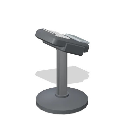 Card terminal on stand (Retail Store Fixtures and Mall)