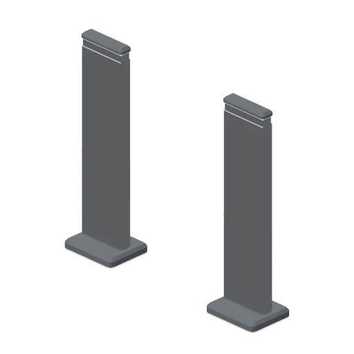 Security pedestal pair (Retail Store Fixtures and Mall)
