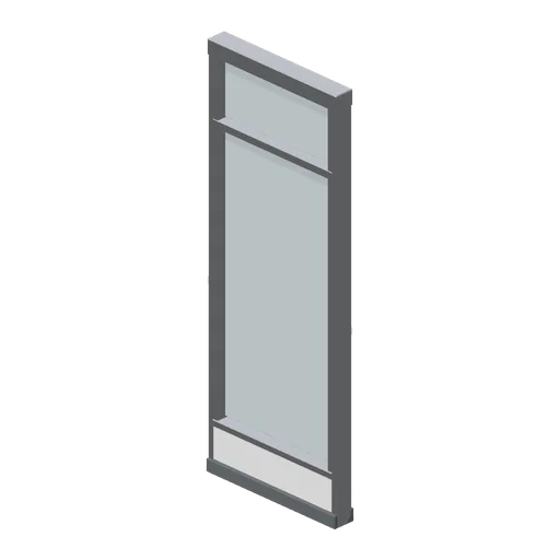 Shopfront glazed module 1.2 m (Retail Store Fixtures and Mall)