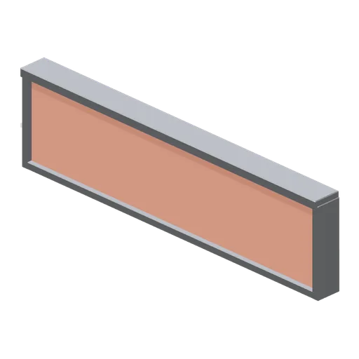 Blank fascia sign board (Retail Store Fixtures and Mall)