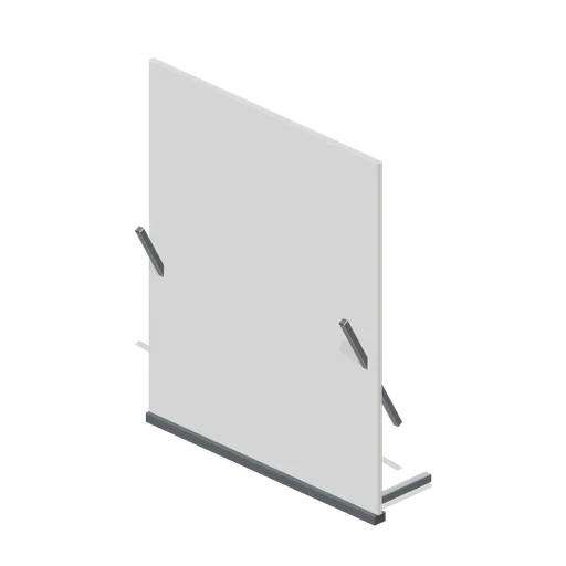 Window backdrop panel (Retail Store Fixtures and Mall)