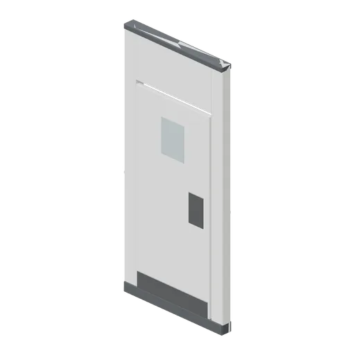 Stock room door module (Retail Store Fixtures and Mall)
