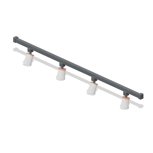 Ceiling track lighting bar (Retail Store Fixtures and Mall)