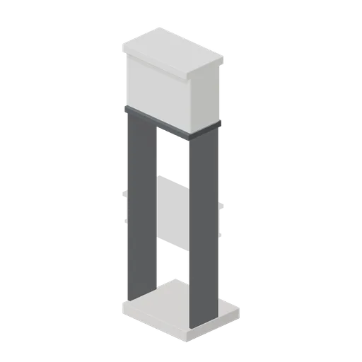 Mall unit shell module 1.2 m (Retail Store Fixtures and Mall)