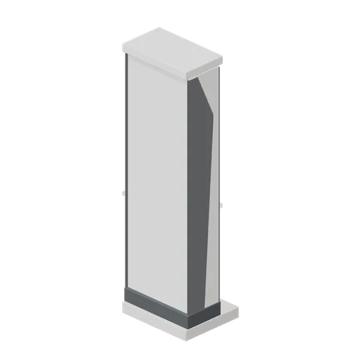 Mall unit shell pier module (Retail Store Fixtures and Mall)