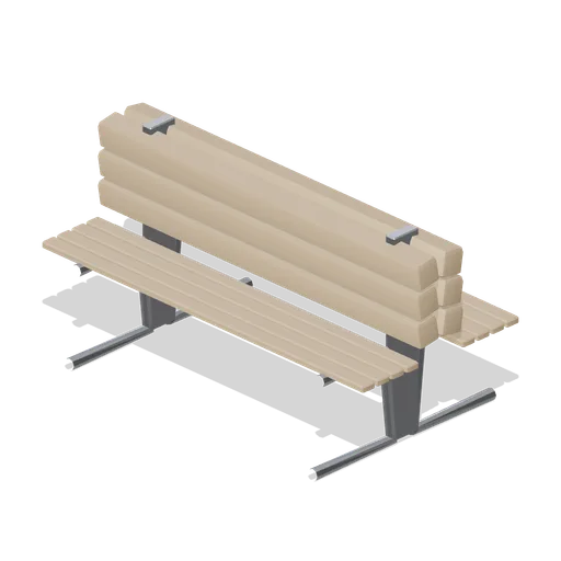 Back-to-back concourse bench (Retail Store Fixtures and Mall)