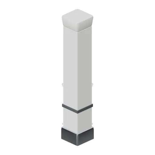 Mall column cladding (Retail Store Fixtures and Mall)