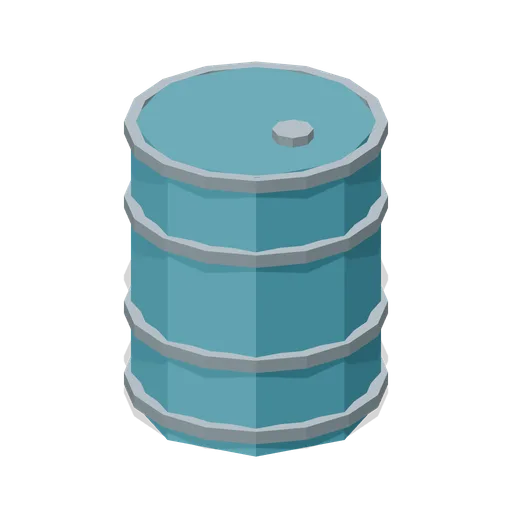 Ribbed steel drum (Factory Conveyor Network)