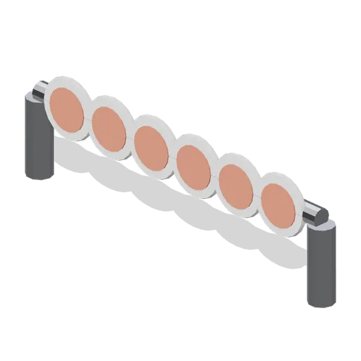 Rail size divider set (Retail Store Fixtures and Mall)
