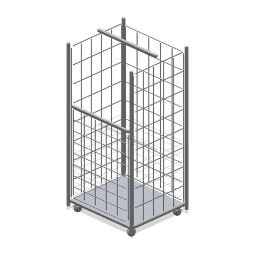 Stock roll cage (Retail Store Fixtures and Mall)