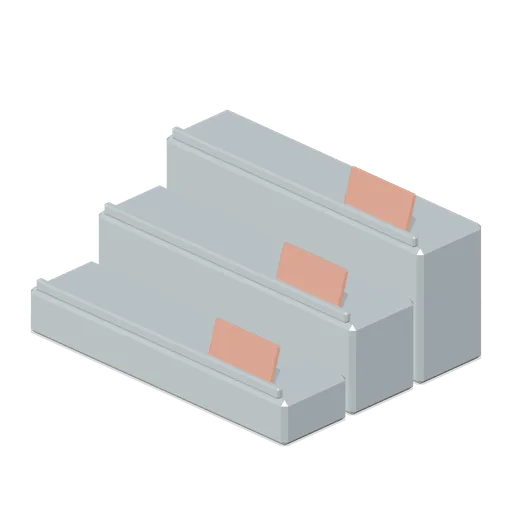 Counter display riser (Retail Store Fixtures and Mall)