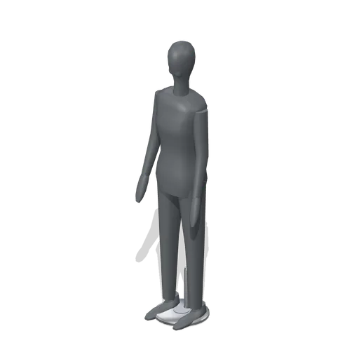 Female display mannequin, dark finish (Retail Store Fixtures and Mall)