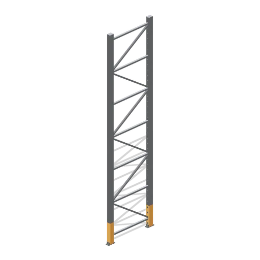 Pallet rack upright frame 4 m (Hardware Store and DIY Warehouse)
