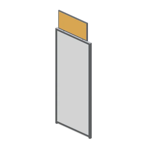 Rack end panel with sign board (Hardware Store and DIY Warehouse)