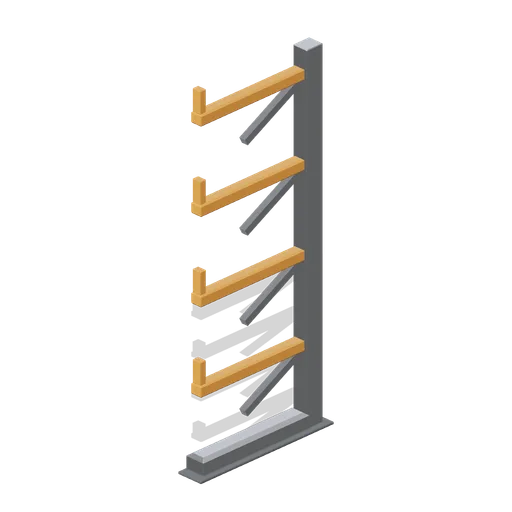 Cantilever rack, single sided (Hardware Store and DIY Warehouse)