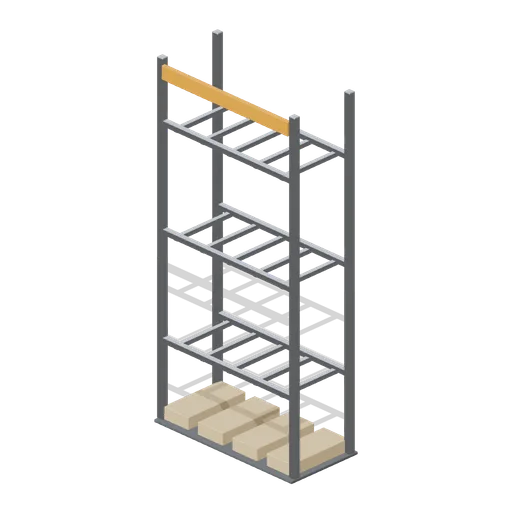 Pipe and dowel tube rack (Hardware Store and DIY Warehouse)