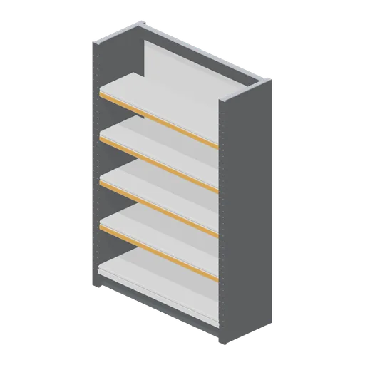 Shop shelving bay 2.0 m (Hardware Store and DIY Warehouse)