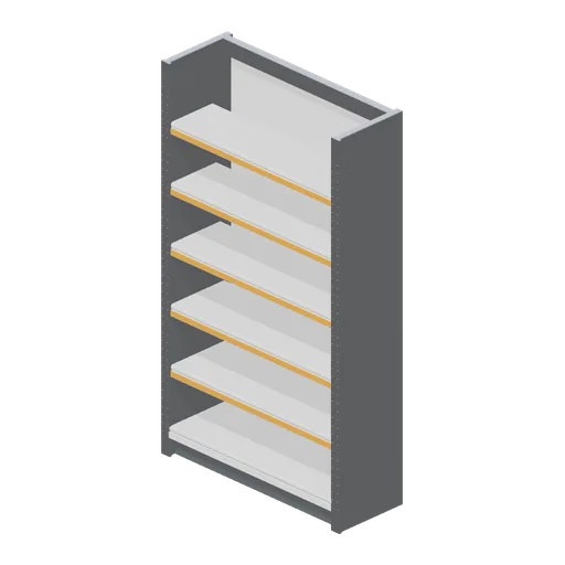 Shop shelving bay 2.4 m (Hardware Store and DIY Warehouse)