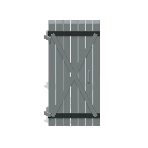 Double Latch Door (Underground Survivor Hideout)