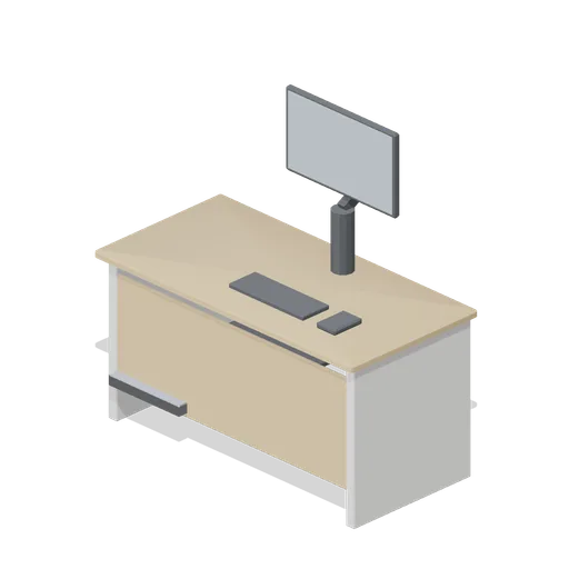 Quotation desk with screen (Hardware Store and DIY Warehouse)