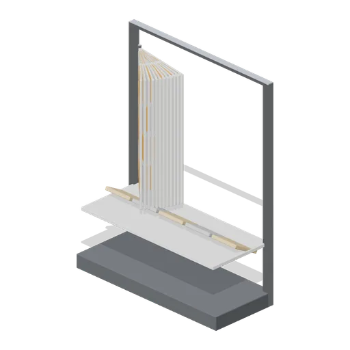 Tile display slider rack (Hardware Store and DIY Warehouse)