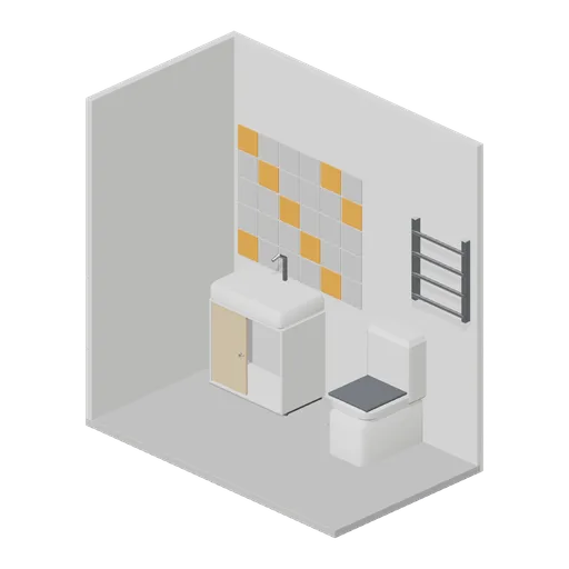 Bathroom vignette display bay (Hardware Store and DIY Warehouse)