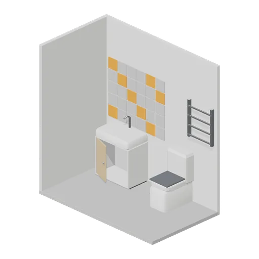 Bathroom vignette display bay (Hardware Store and DIY Warehouse)
