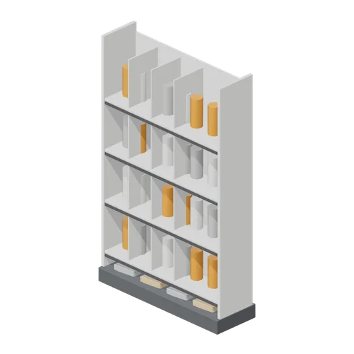 Wallpaper roll rack (Hardware Store and DIY Warehouse)