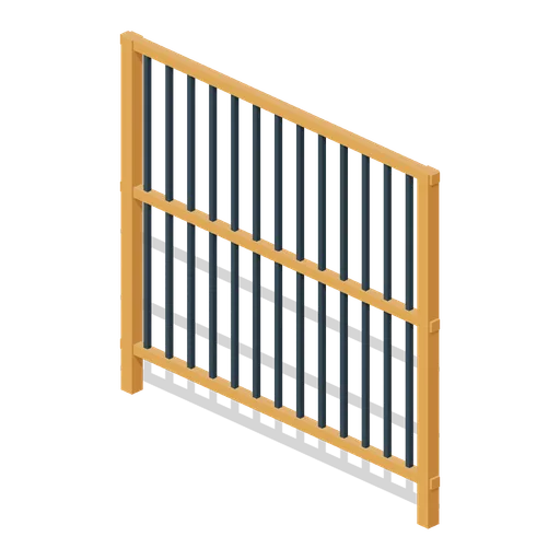 Machine safety fence (Factory Conveyor Network)