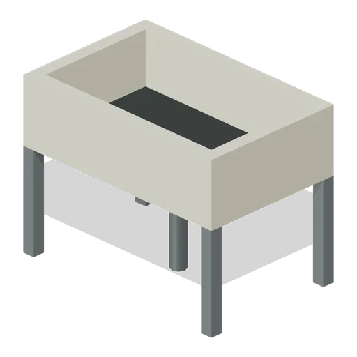 Utility Wash Tub (Underground Survivor Hideout)