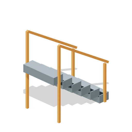 Factory access stairs (Factory Conveyor Network)