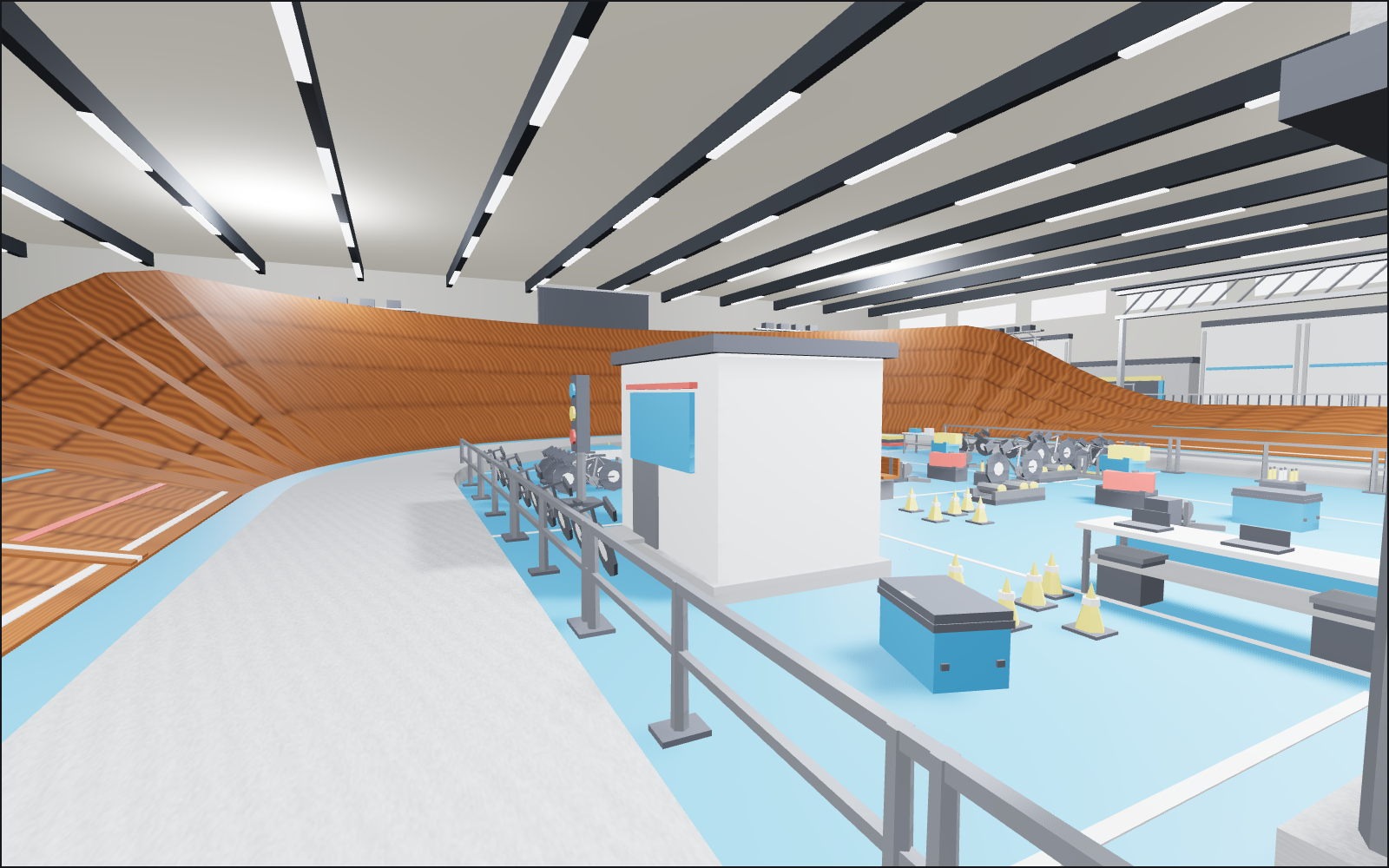 Velodrome and Track Centre, a walkable scene